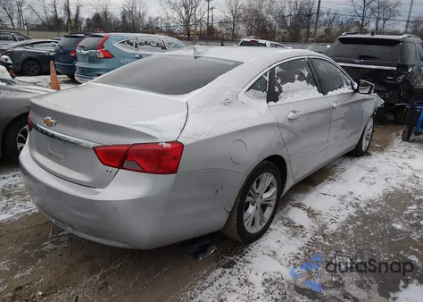 2015 Chevrolet Impala 1Lt from USA, damaged, VIN 2G1115SL8F9242502